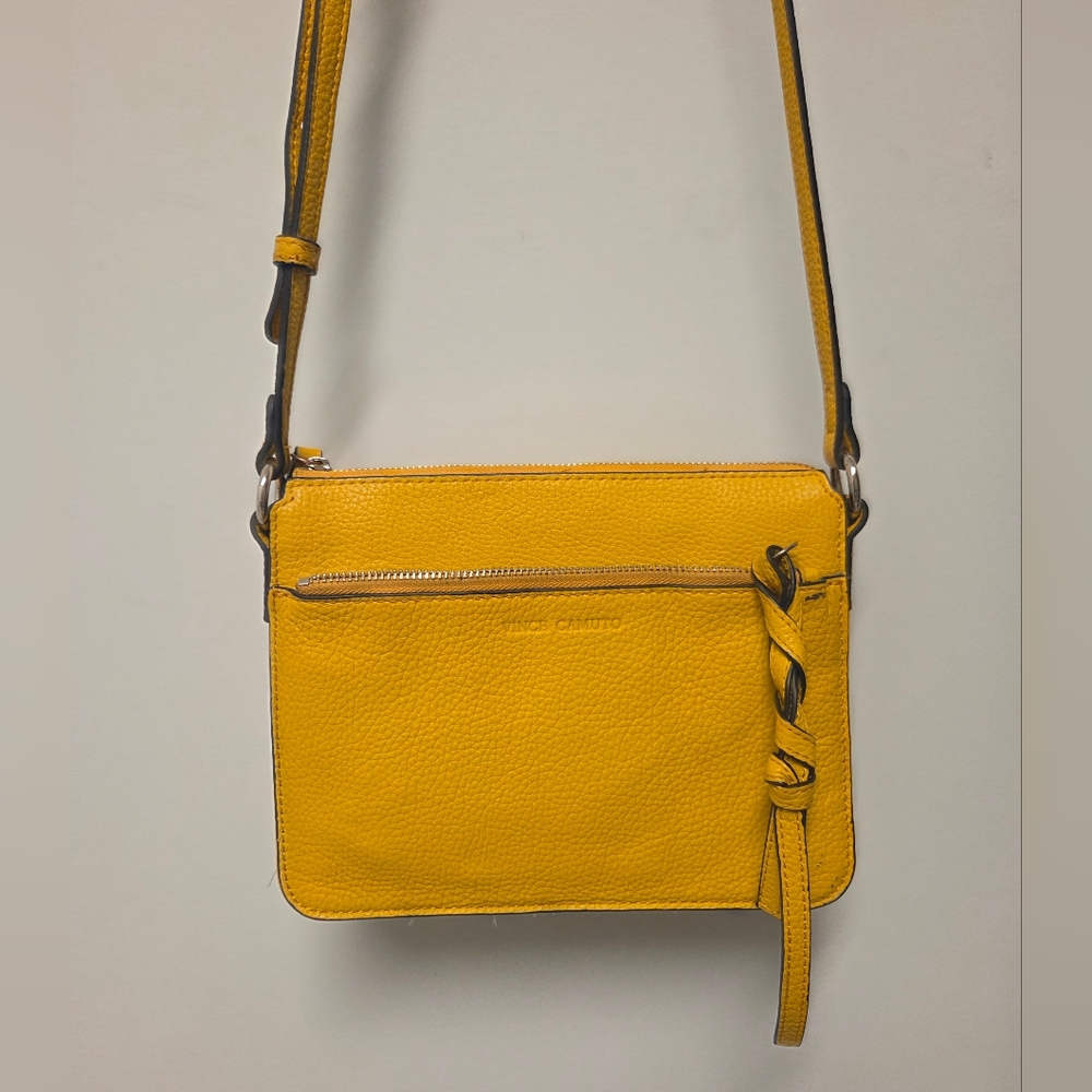Vince Camuto Yellow Purse Handbag